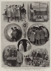 Visit of Military Officers to the Works of the Channel Tunnel